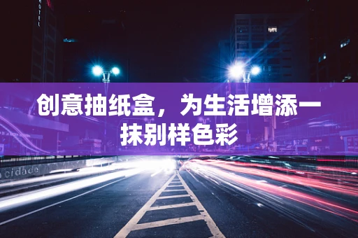 创意抽纸盒，为生活增添一抹别样色彩