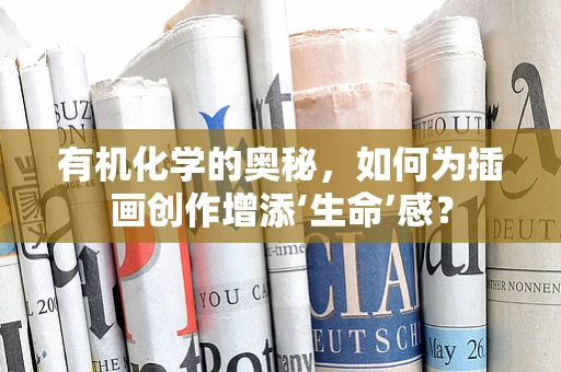 有机化学的奥秘，如何为插画创作增添‘生命’感？