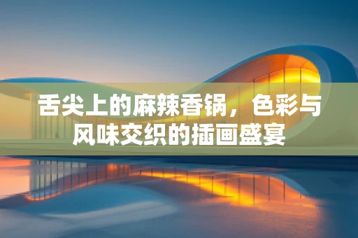 舌尖上的麻辣香锅，色彩与风味交织的插画盛宴