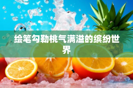 绘笔勾勒桃气满溢的缤纷世界