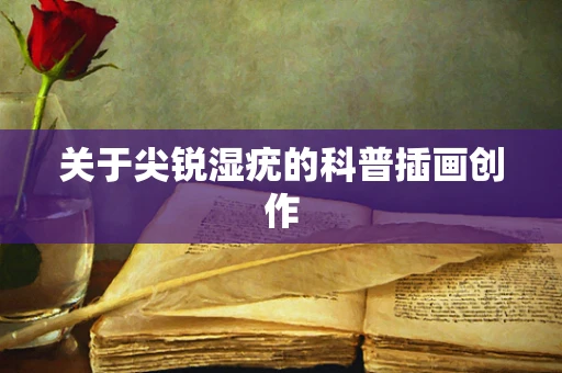 关于尖锐湿疣的科普插画创作