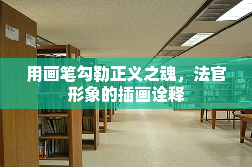 用画笔勾勒正义之魂，法官形象的插画诠释