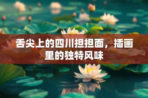 舌尖上的四川担担面，插画里的独特风味