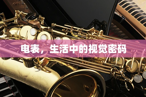 电表，生活中的视觉密码