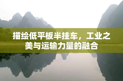 描绘低平板半挂车，工业之美与运输力量的融合