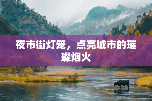 夜市街灯笼，点亮城市的璀璨烟火