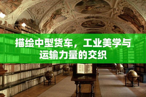 描绘中型货车，工业美学与运输力量的交织