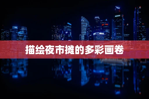 描绘夜市摊的多彩画卷