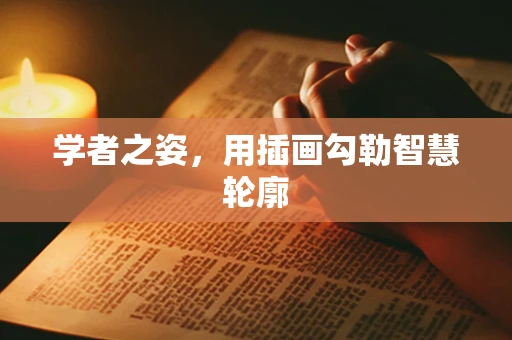 学者之姿，用插画勾勒智慧轮廓