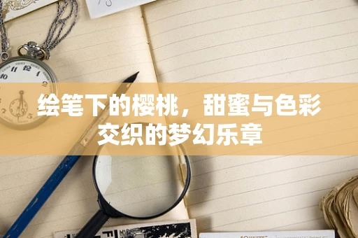 绘笔下的樱桃，甜蜜与色彩交织的梦幻乐章