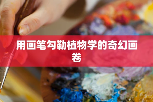 用画笔勾勒植物学的奇幻画卷