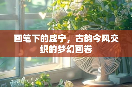 画笔下的咸宁，古韵今风交织的梦幻画卷