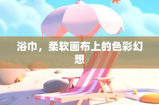 浴巾，柔软画布上的色彩幻想