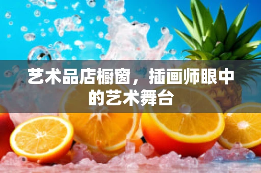 艺术品店橱窗，插画师眼中的艺术舞台