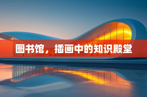 图书馆，插画中的知识殿堂