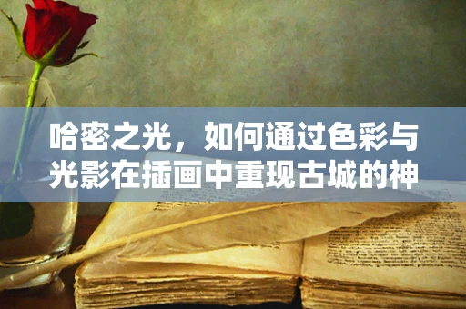 哈密之光，如何通过色彩与光影在插画中重现古城的神秘魅力？