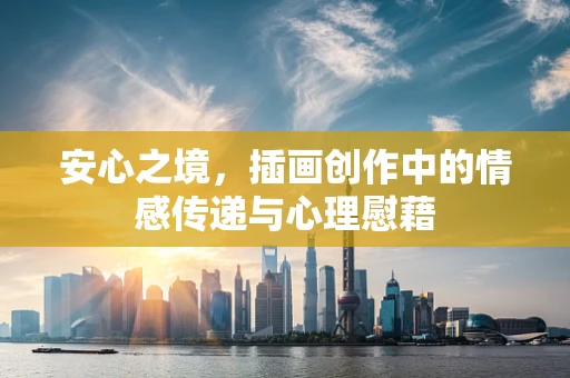 安心之境，插画创作中的情感传递与心理慰藉
