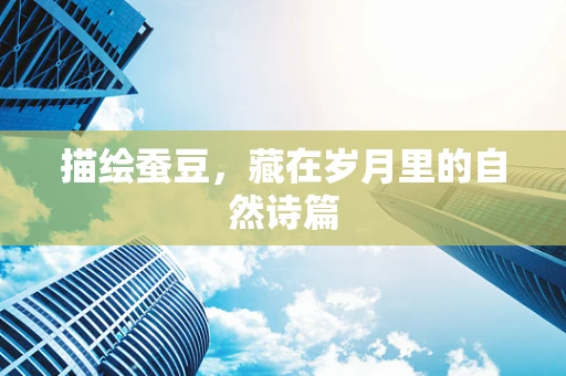 描绘蚕豆，藏在岁月里的自然诗篇