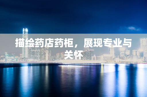 描绘药店药柜，展现专业与关怀