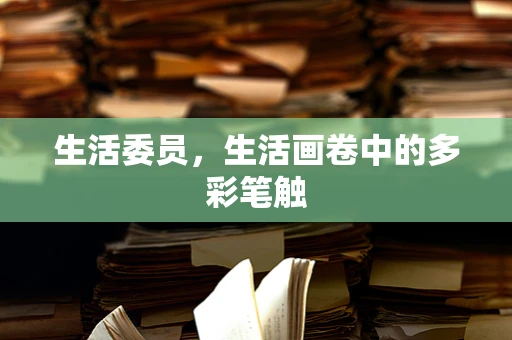生活委员，生活画卷中的多彩笔触