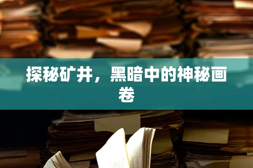 探秘矿井，黑暗中的神秘画卷