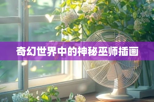 奇幻世界中的神秘巫师插画