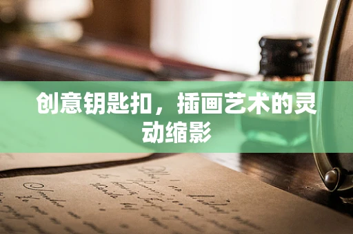 创意钥匙扣，插画艺术的灵动缩影