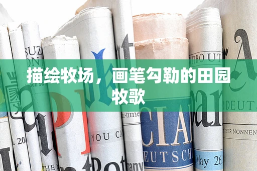 描绘牧场，画笔勾勒的田园牧歌