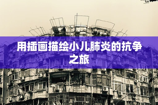 用插画描绘小儿肺炎的抗争之旅