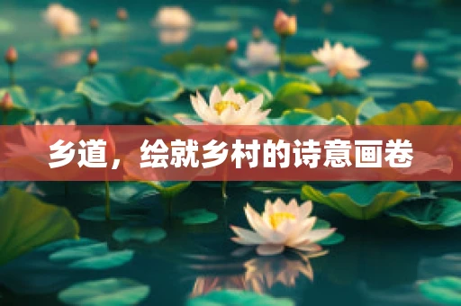 乡道，绘就乡村的诗意画卷
