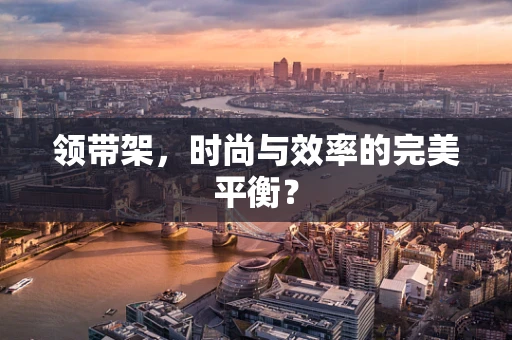领带架，时尚与效率的完美平衡？