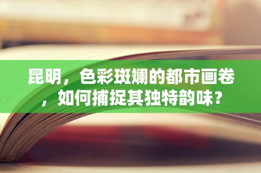 昆明，色彩斑斓的都市画卷，如何捕捉其独特韵味？