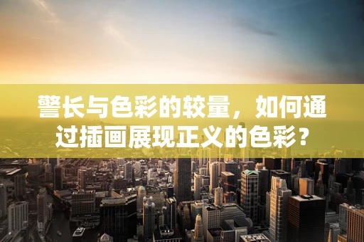 警长与色彩的较量，如何通过插画展现正义的色彩？