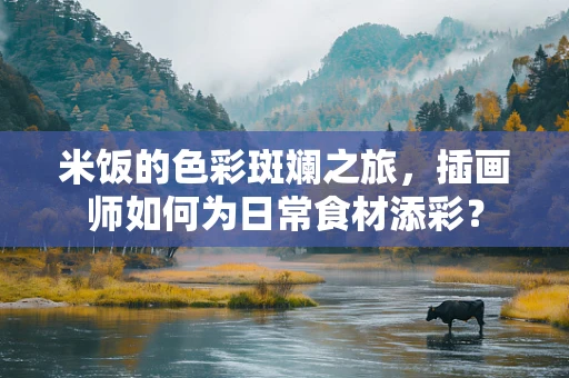 米饭的色彩斑斓之旅，插画师如何为日常食材添彩？