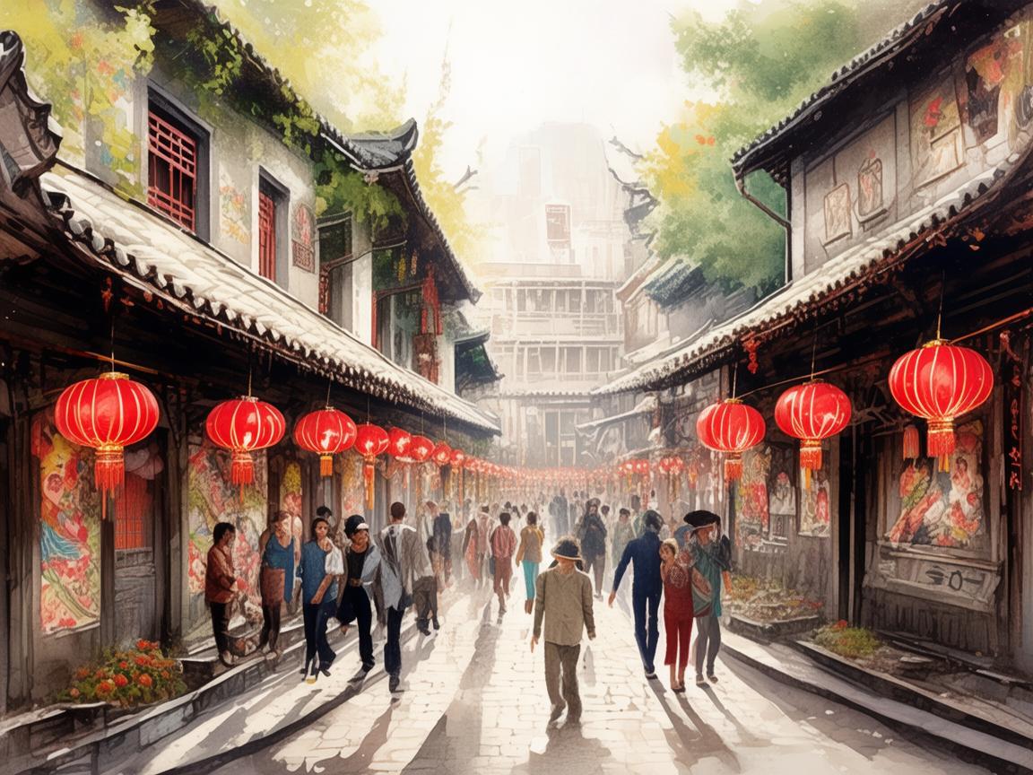 成都，如何通过插画展现其独特的城市魅力？