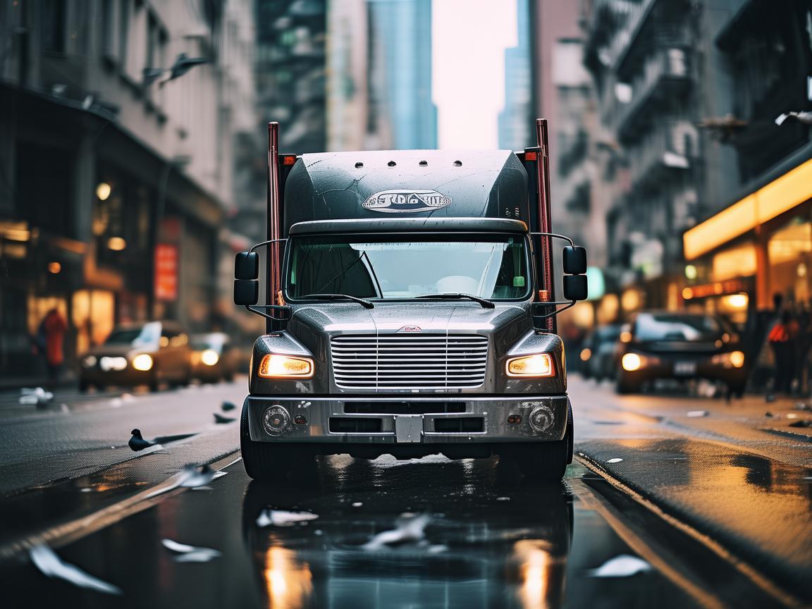中型货车，城市运输画卷中的灵动笔触
