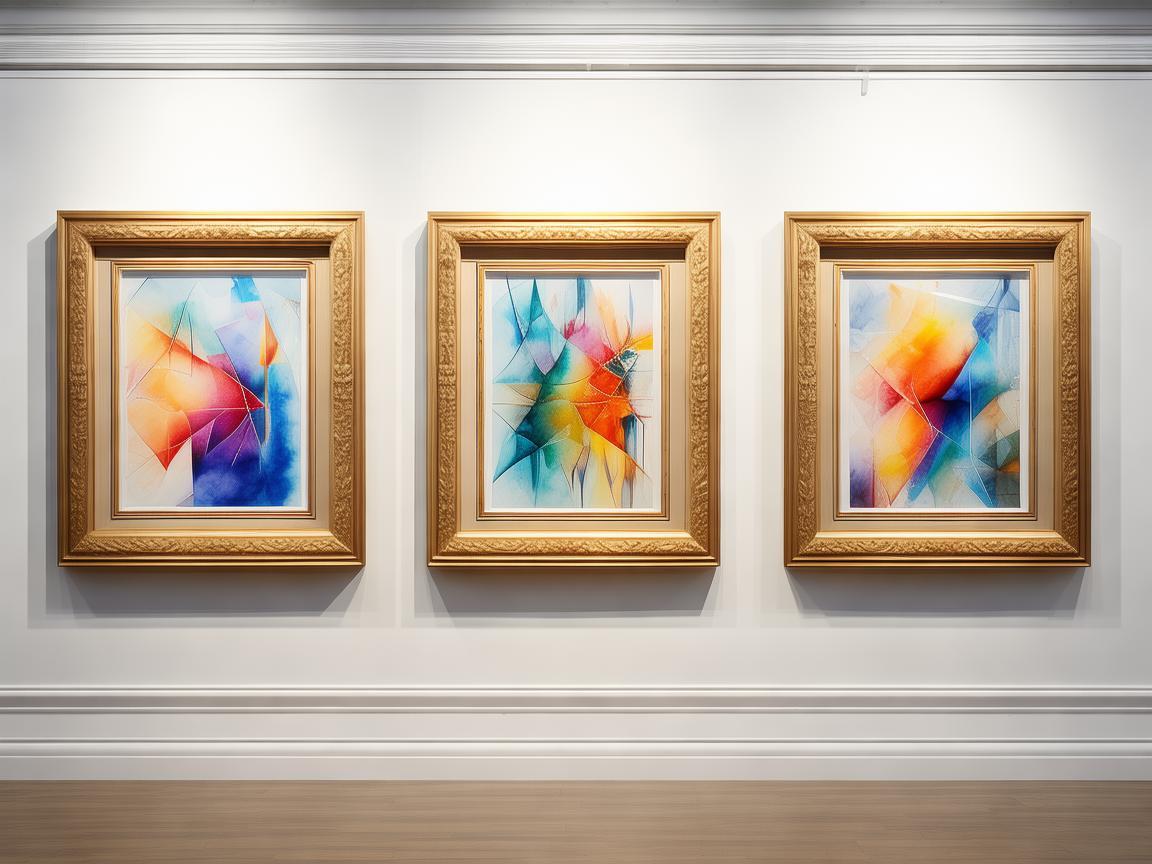 画廊画框，插画艺术的点睛之笔