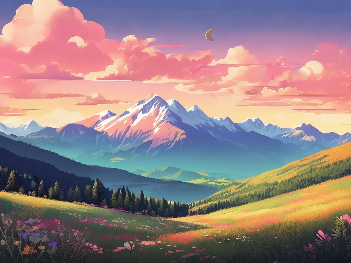 描绘白山，绘就梦幻插画篇章