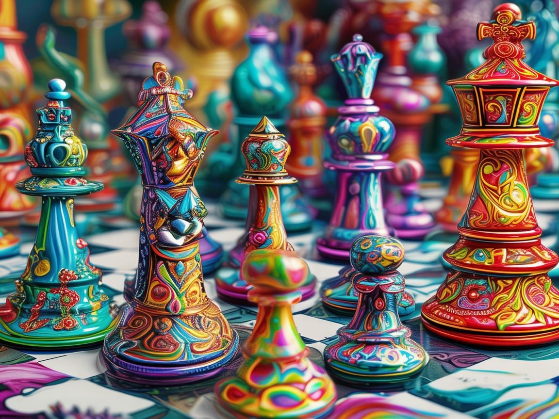 以棋类为笔，绘多彩插画世界