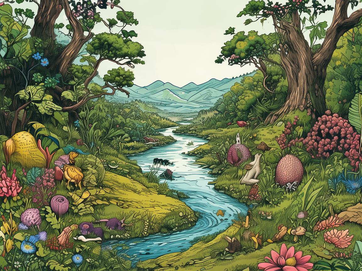 生态平衡，插画师如何通过艺术促进环境意识的觉醒？