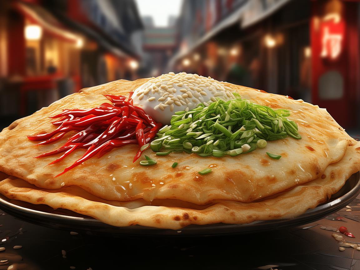 舌尖上的艺术——煎饼果子绘