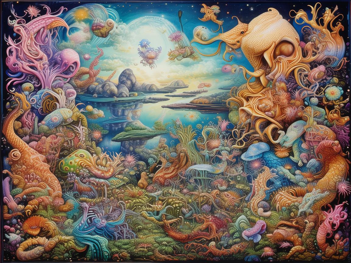用画笔勾勒生物学的奇幻画卷