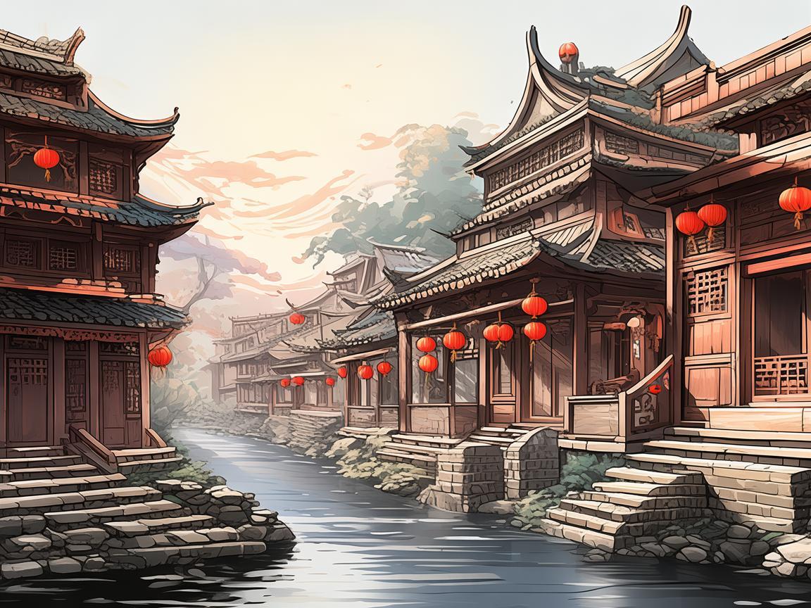 廊坊城市文化，如何通过插画展现其历史韵味？