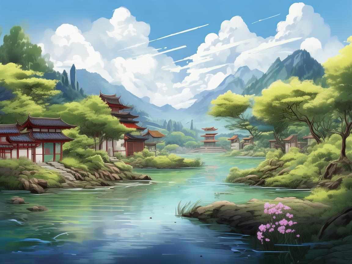 玉溪之美，如何通过插画展现其独特韵味？