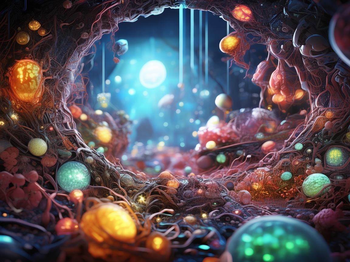 生物工程，插画中的微观奇幻之旅