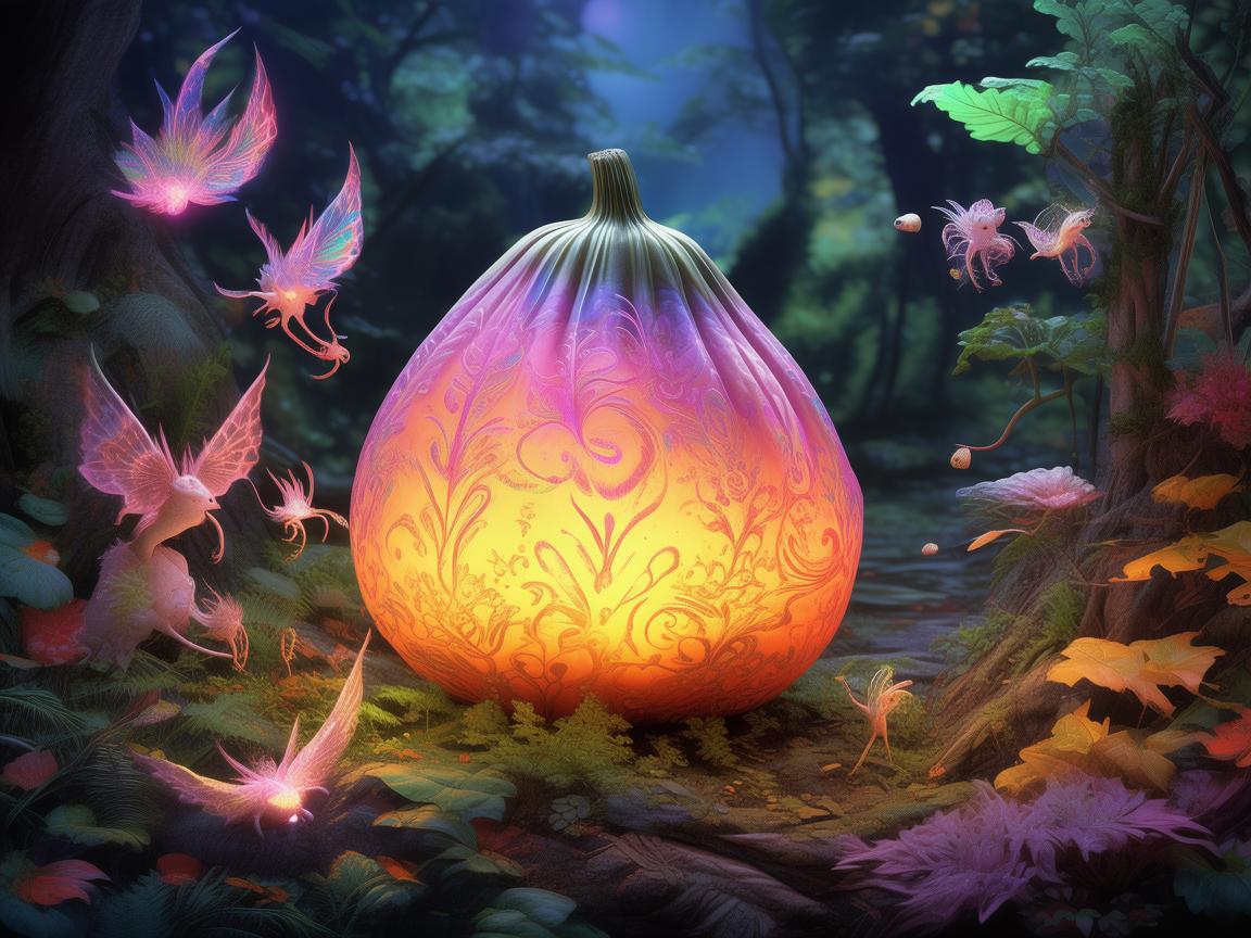 奇幻人参果，插画里的别样精灵