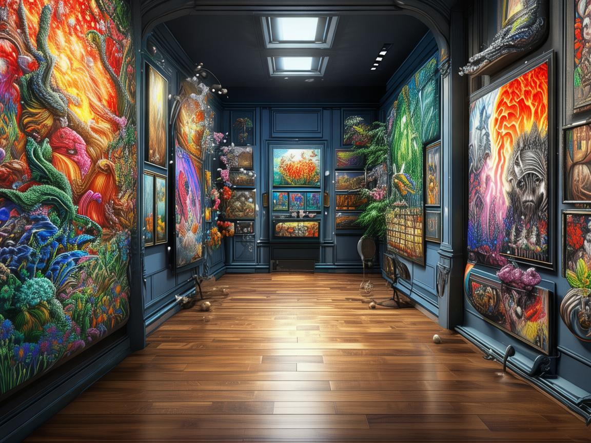 漫步画廊，邂逅插画艺术的奇幻之旅