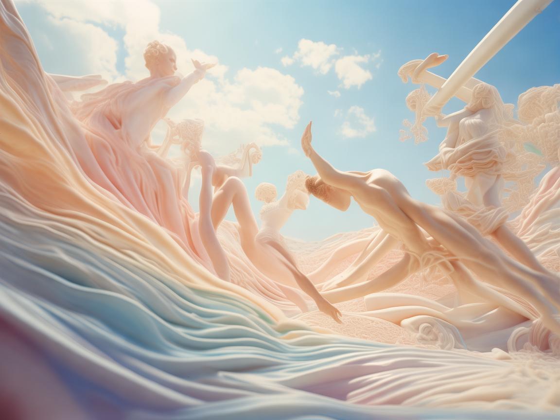 用画笔描绘体操的灵动之美