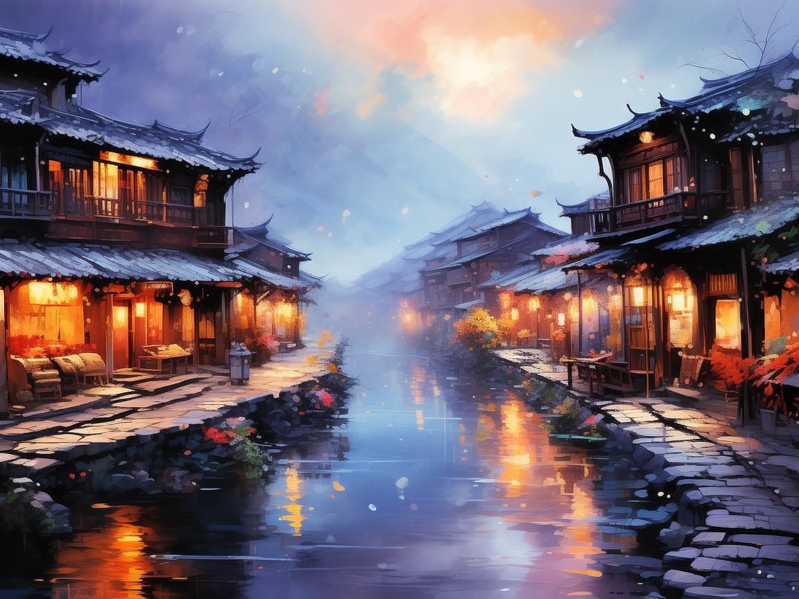 丽江，画笔绘就的梦幻画卷