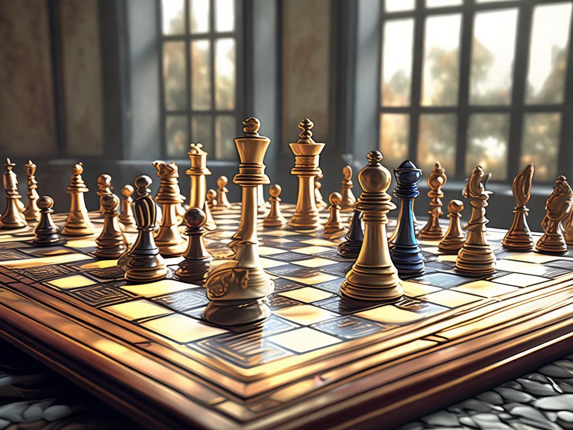 棋类游戏中的艺术碰撞，如何通过插画展现策略与美学的完美融合？